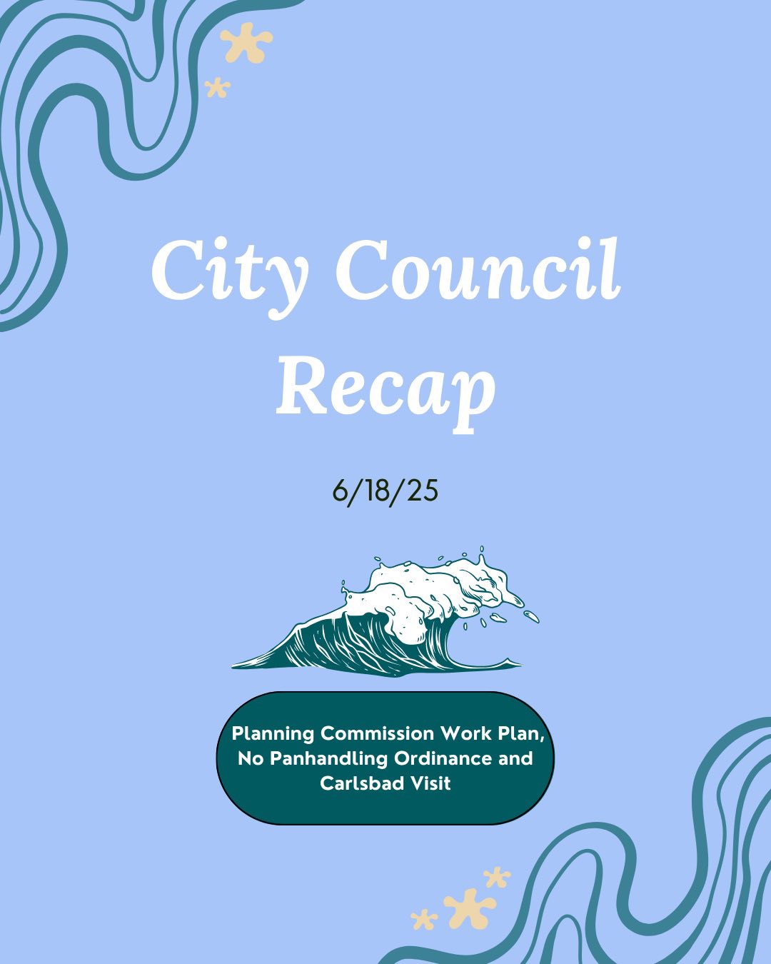 Planning Commission Work Plan, Budget & Fees, Panhandling, and Another Monologue