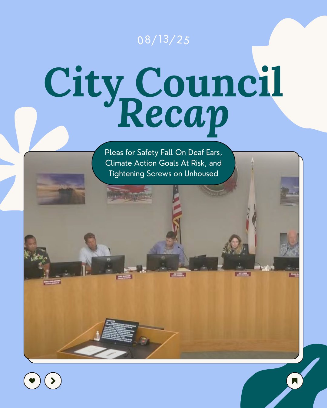City Council Meeting Recap: Aloha Shirts but No Action?