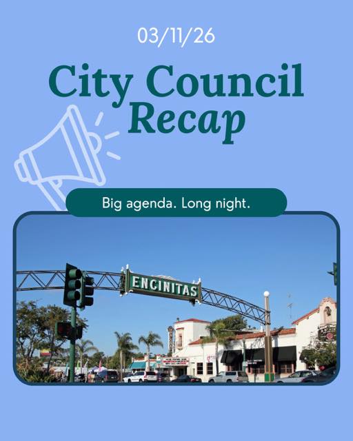 3/11/26 encinitas council meeting