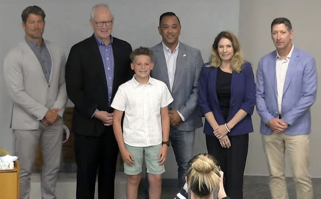 Oliver Pratt raised 15,000 dollars for Encinitas park